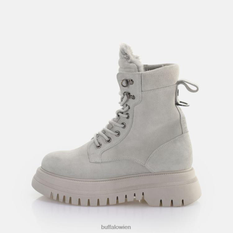 bei Buffalo Schattenhohe, warme Stiefeletten zum Schnüren grau 0FX48137 |Stiefel