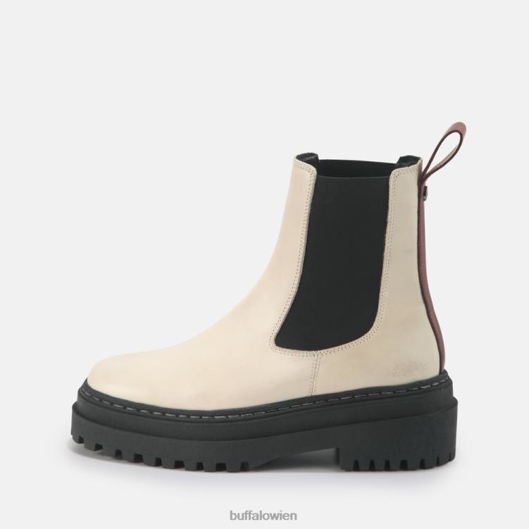 bei Buffalo Serena Stiefeletten aus Kalbsleder Beige 0FX48901 |Stiefel