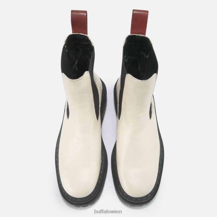 bei Buffalo Serena Stiefeletten aus Kalbsleder Beige 0FX48901 |Stiefel