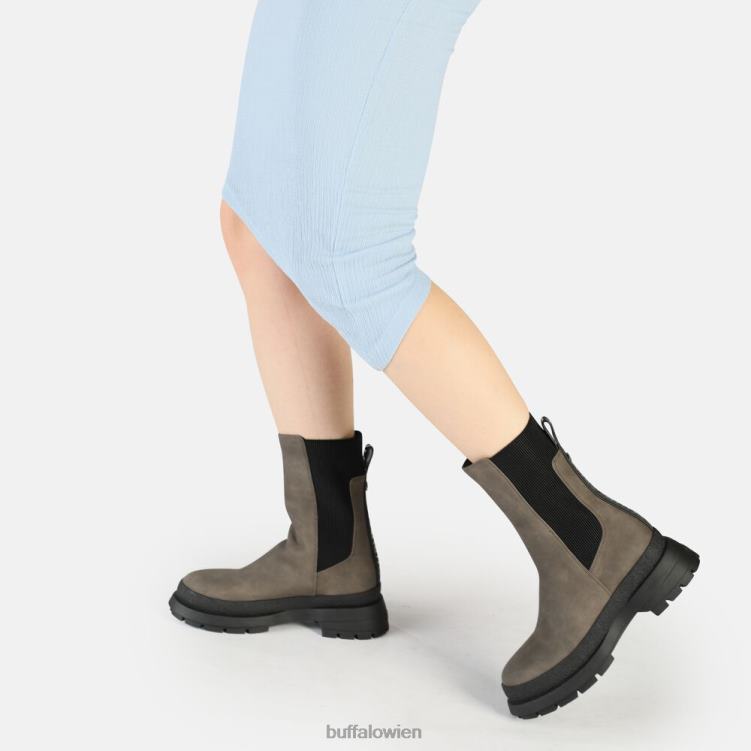bei Buffalo Shari-Stiefelette vegan Taupe 0FX48716 |Stiefel