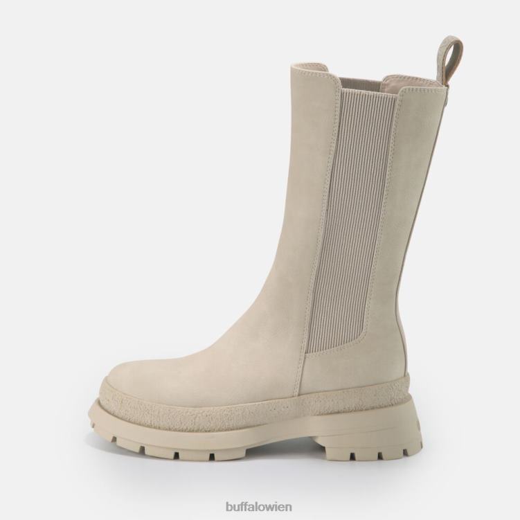 bei Buffalo Sveja Bootie flach vegan Creme 0FX48695 |Stiefel