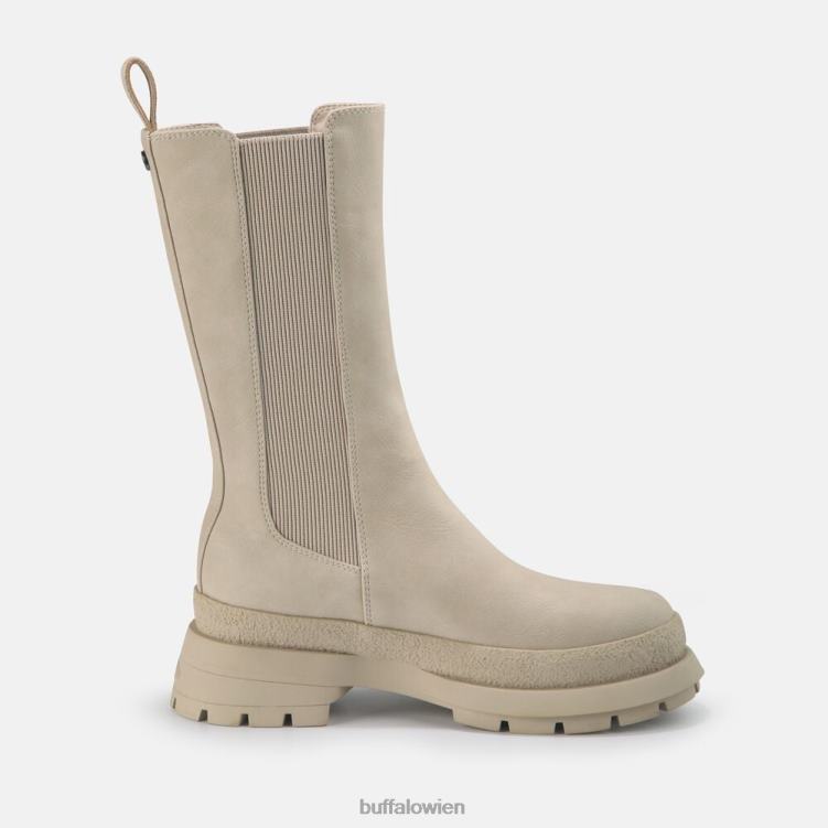 bei Buffalo Sveja Bootie flach vegan Creme 0FX48695 |Stiefel