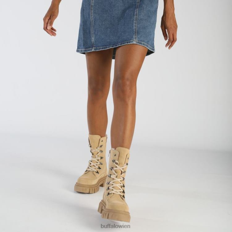 bei Buffalo Warme Stiefeletten von Scape zum Schnüren Creme 0FX48506 |Stiefel