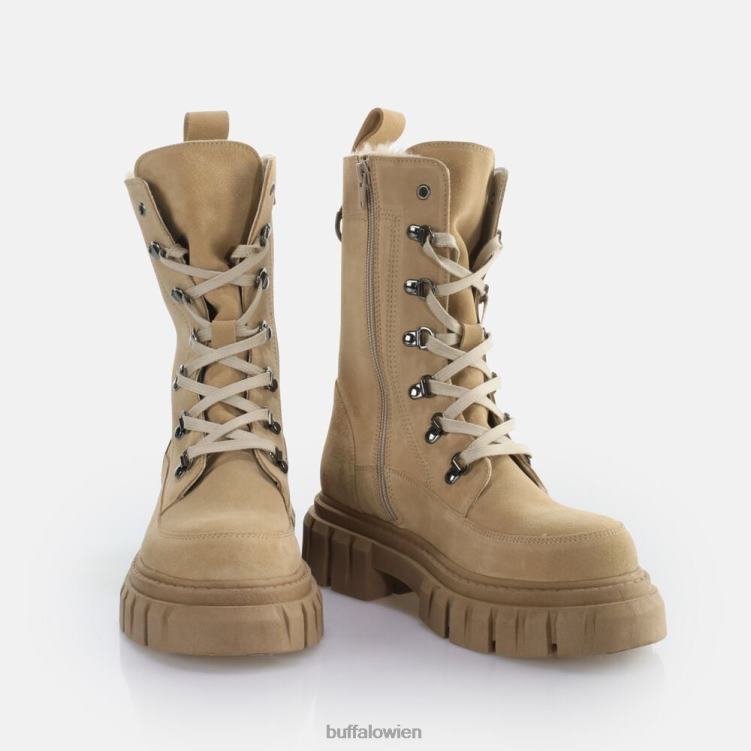 bei Buffalo Warme Stiefeletten von Scape zum Schnüren Creme 0FX48506 |Stiefel