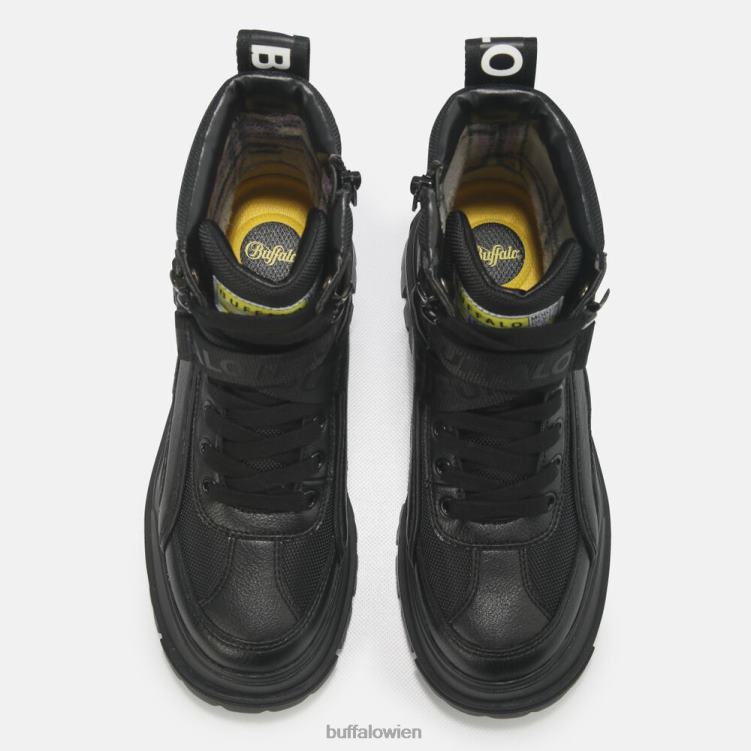 bei Buffalo aspha com1 Stiefeletten vegan Schwarz 0FX48583 |Stiefel