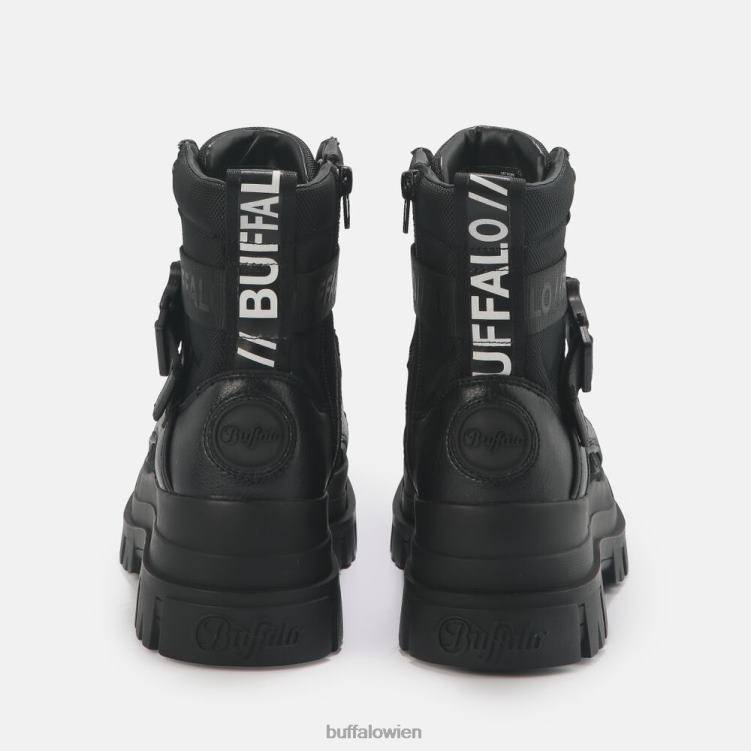 bei Buffalo aspha com1 Stiefeletten vegan Schwarz 0FX48583 |Stiefel