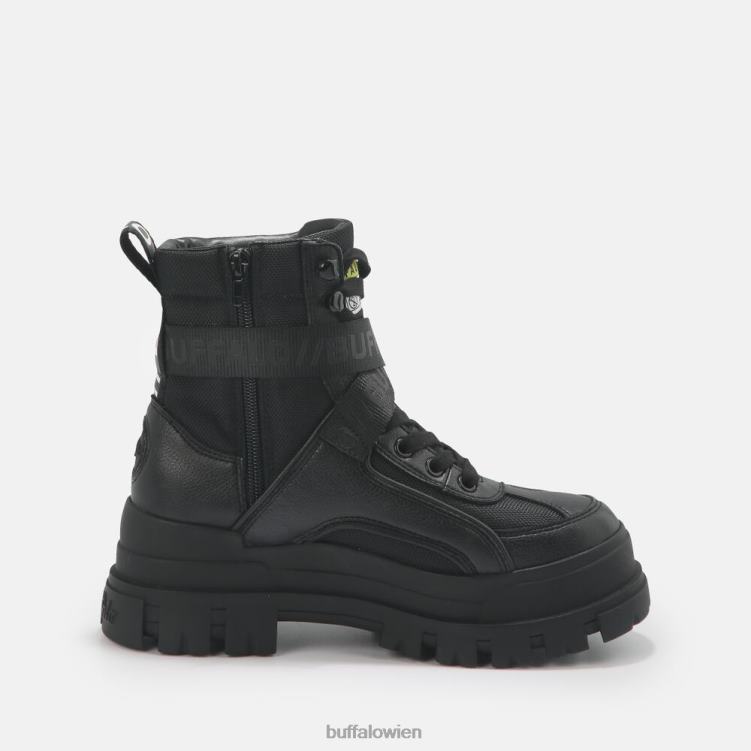 bei Buffalo aspha com1 Stiefeletten vegan Schwarz 0FX48583 |Stiefel
