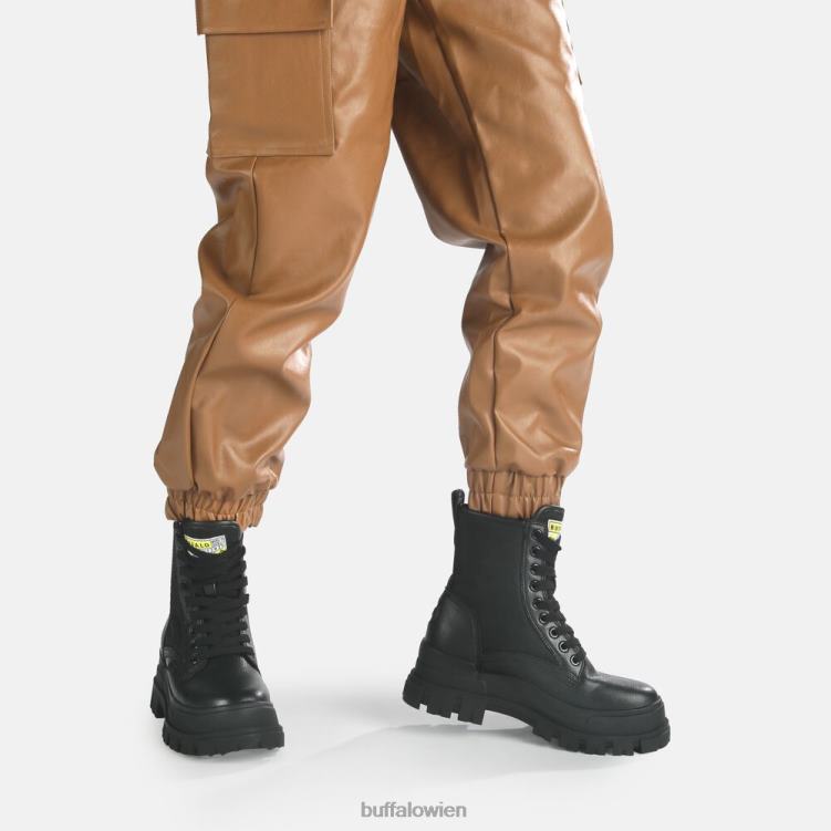 bei Buffalo aspha com2 Stiefeletten vegan Schwarz 0FX48190 |Stiefel