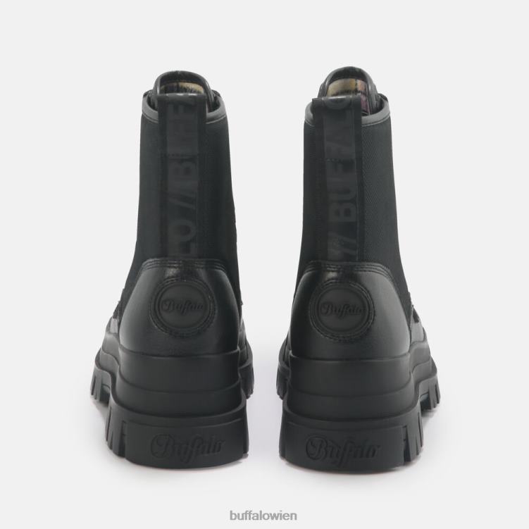 bei Buffalo aspha com2 Stiefeletten vegan Schwarz 0FX48190 |Stiefel