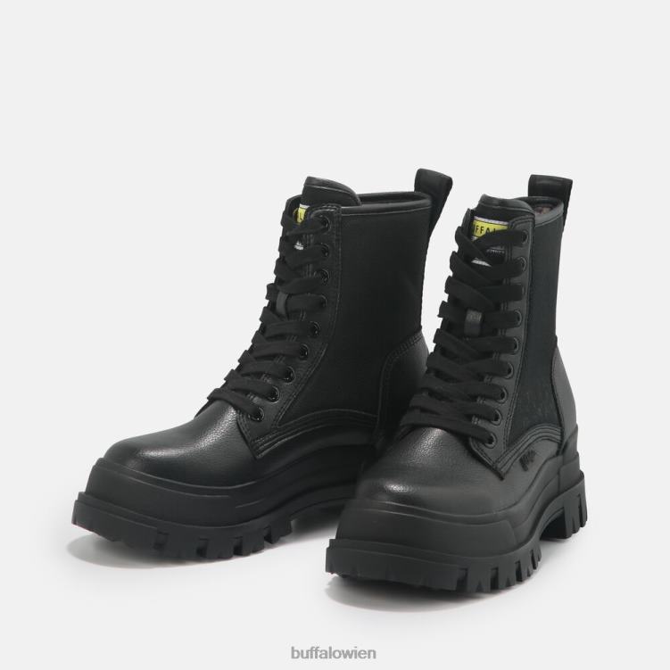 bei Buffalo aspha com2 Stiefeletten vegan Schwarz 0FX48190 |Stiefel