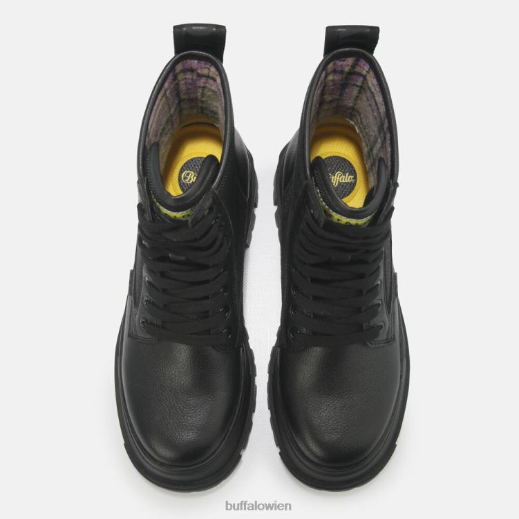 bei Buffalo aspha com2 Stiefeletten vegan Schwarz 0FX48190 |Stiefel