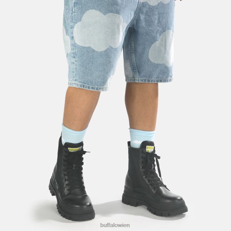 bei Buffalo aspha com2 Stiefeletten vegan Schwarz 0FX48733 |Stiefel