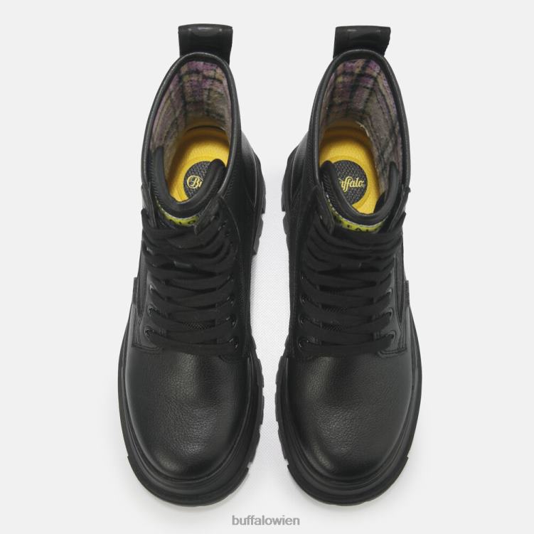 bei Buffalo aspha com2 Stiefeletten vegan Schwarz 0FX48733 |Stiefel