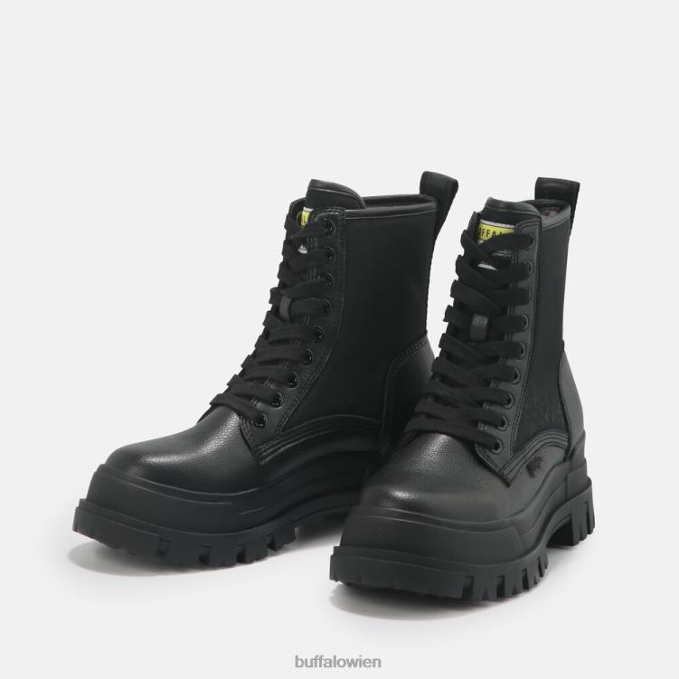 bei Buffalo aspha com2 Stiefeletten vegan Schwarz 0FX48733 |Stiefel