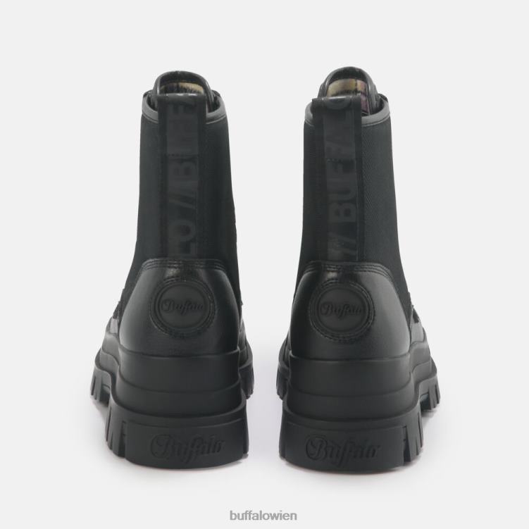 bei Buffalo aspha com2 Stiefeletten vegan Schwarz 0FX48733 |Stiefel