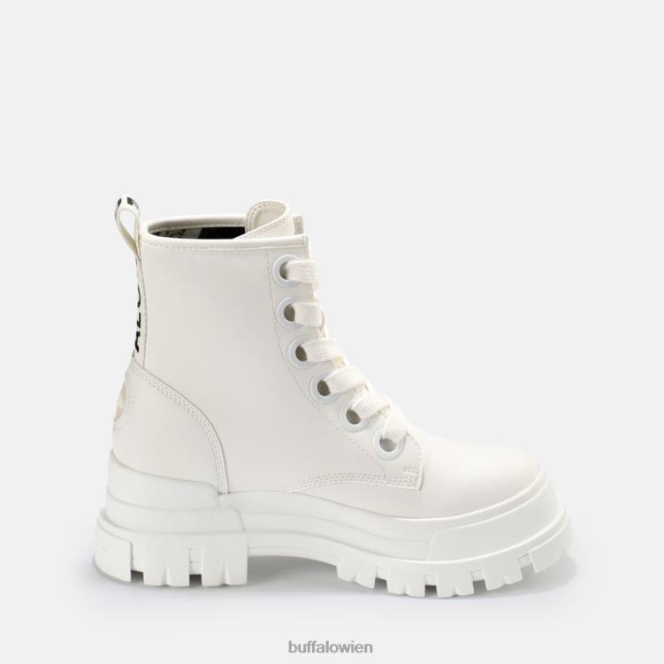 bei Buffalo aspha rld Stiefeletten weiß schwarz 0FX48696 |Stiefel