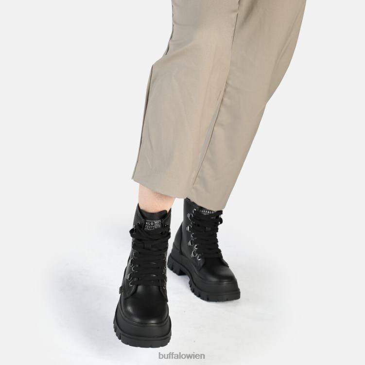 bei Buffalo aspha rld Wanderstiefel Stiefeletten vegan Schwarz 0FX48841 |Stiefel