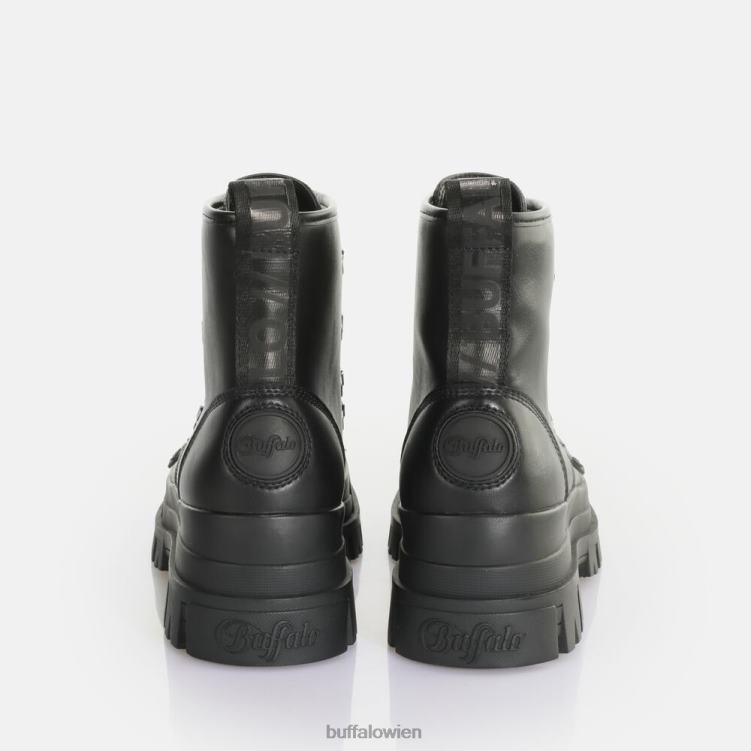 bei Buffalo aspha rld Wanderstiefel Stiefeletten vegan Schwarz 0FX48841 |Stiefel