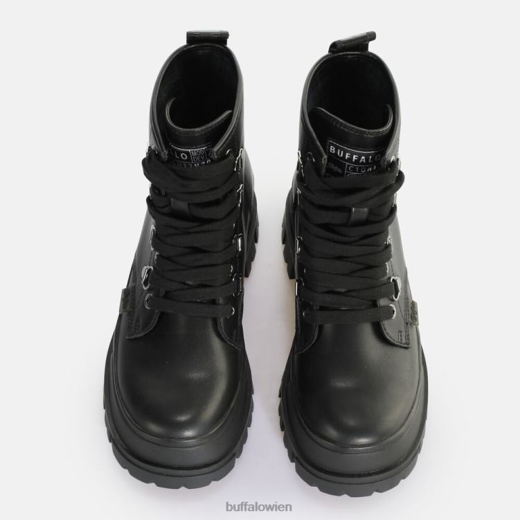 bei Buffalo aspha rld Wanderstiefel Stiefeletten vegan Schwarz 0FX48841 |Stiefel